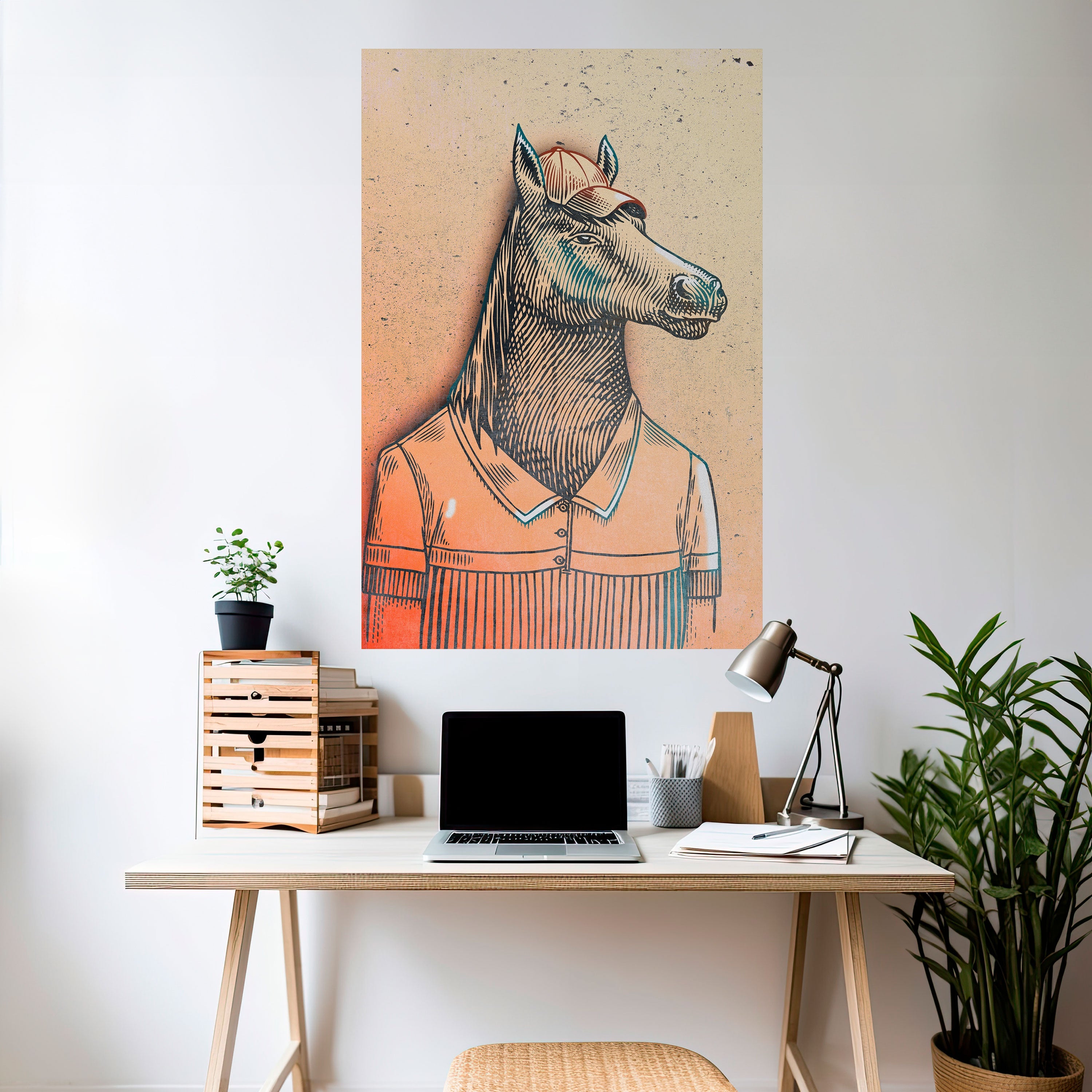Affiche verticale autocollante EQUINE SWAGGER