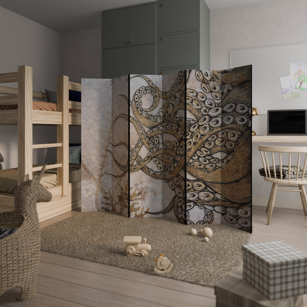 Paravent décoratif à 6 panneaux ECHOES OF ATLANTIS