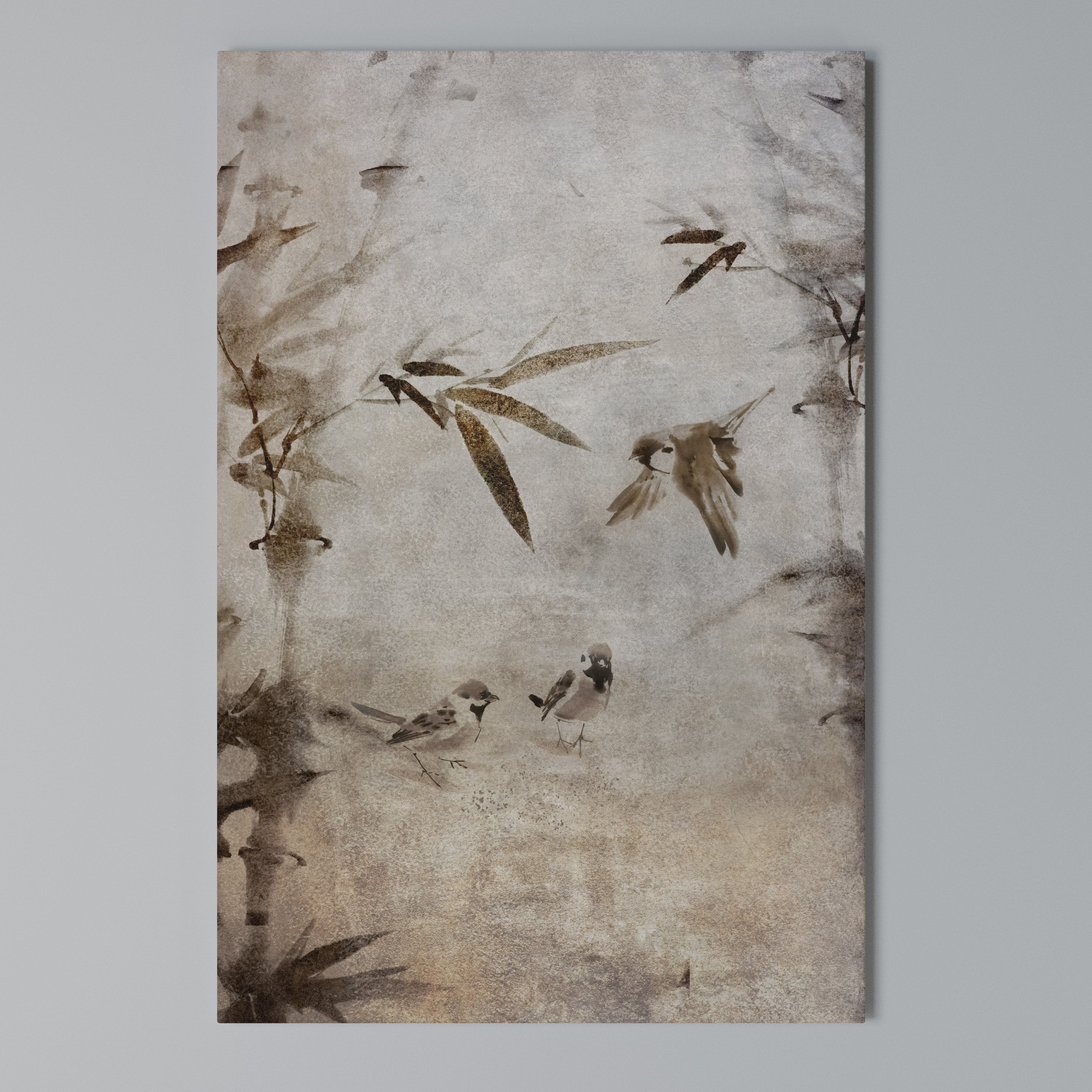 SPARROW BLISS Vertical Canvas Print