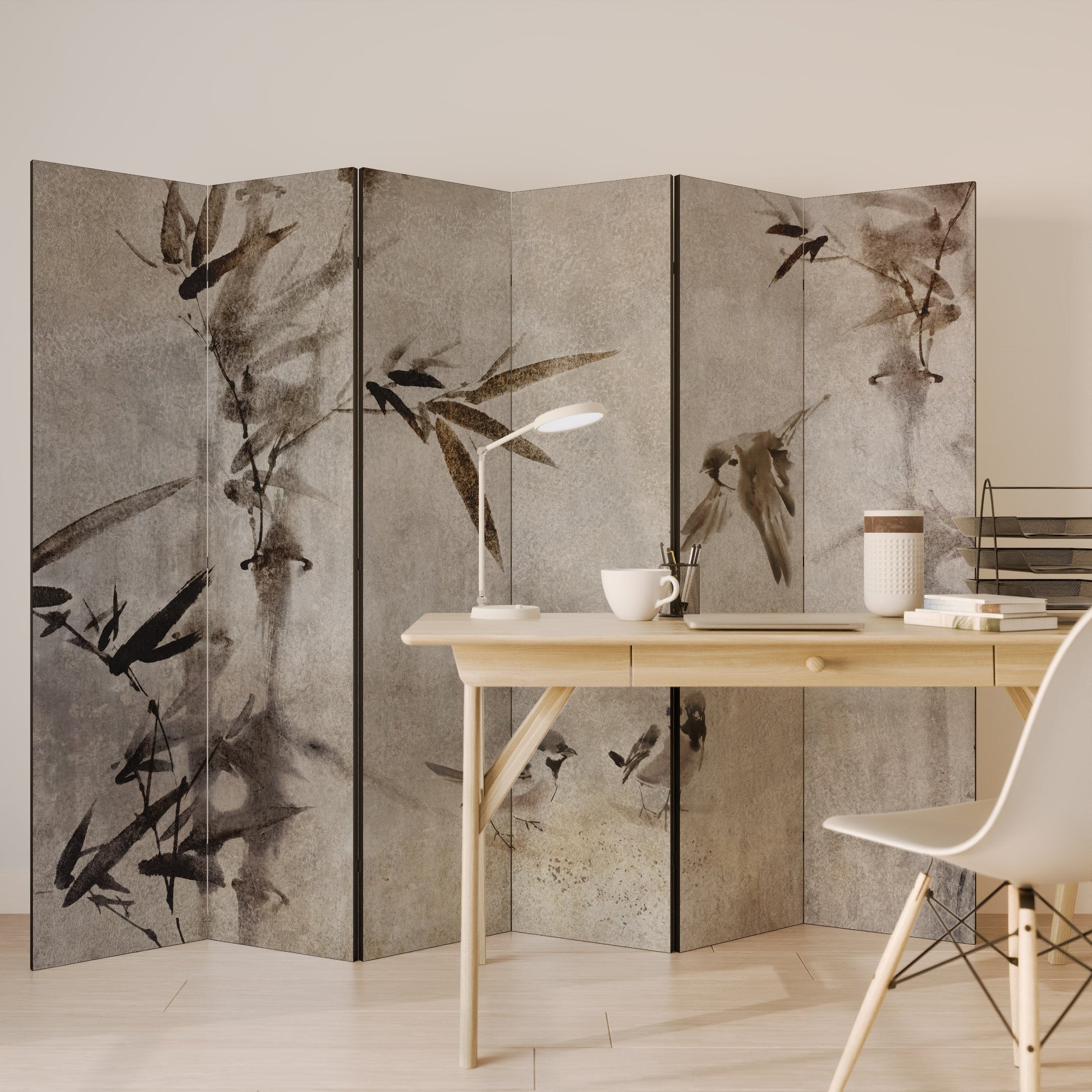 Paravent décoratif à 6 panneaux SPARROW BLISS