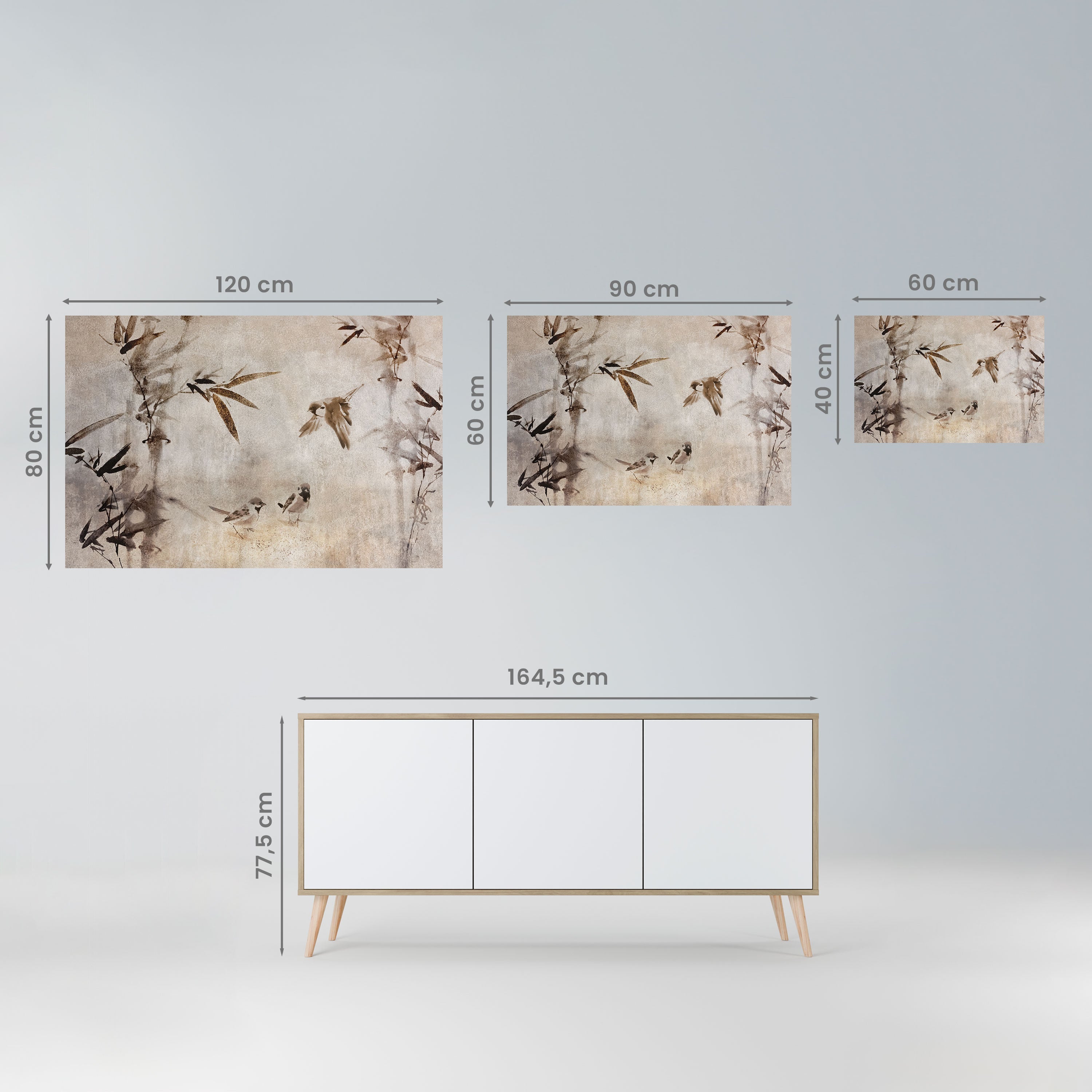 Affiche horizontale autocollante SPARROW BLISS