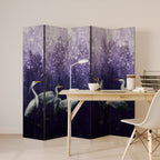 MYSTICAL CRANE GATHERING 5-Panel Room Divider