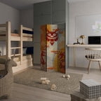 MYSTICAL DRAGON 3-Panel Room Divider