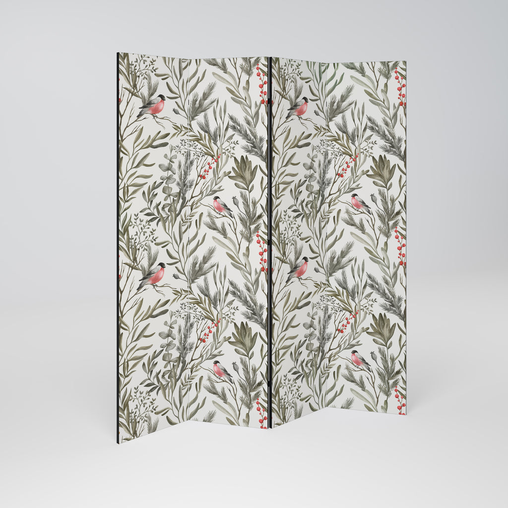 BULLFINCH SONG 4-Panel Room Divider