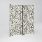 BULLFINCH SONG 4-Panel Room Divider