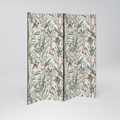 BULLFINCH SONG 4-Panel Room Divider