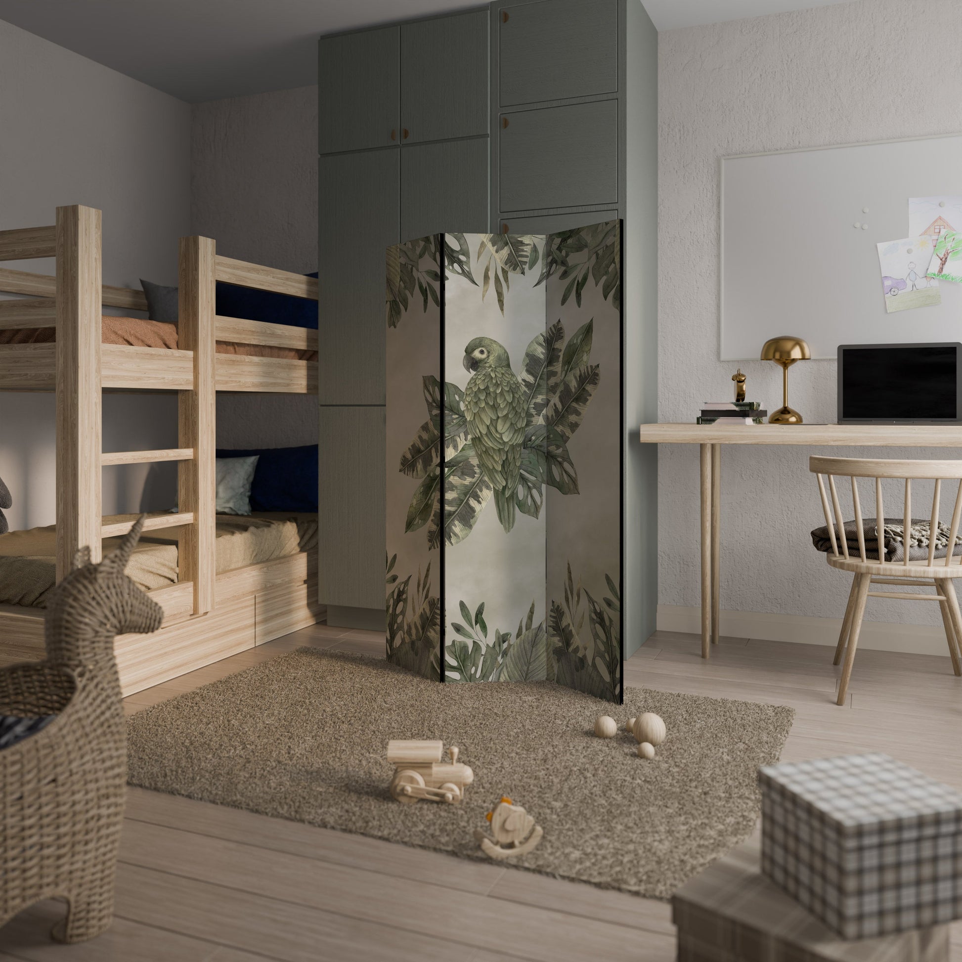 Paravent décoratif à 3 panneaux VERDANT ARINI
