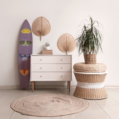 MOTH INTO THE FLAME Surfboard Decorative Panel