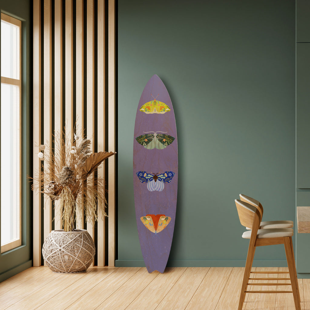 MOTH INTO THE FLAME Surfboard Decorative Panel
