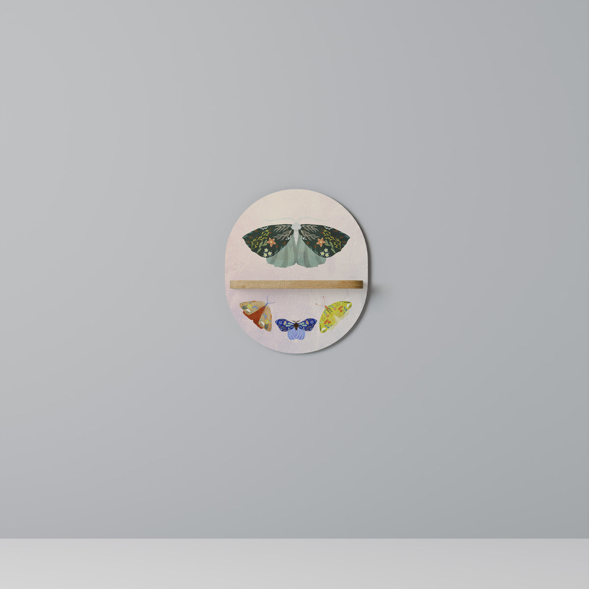 MOTH INTO THE LIGHT Art Shelf