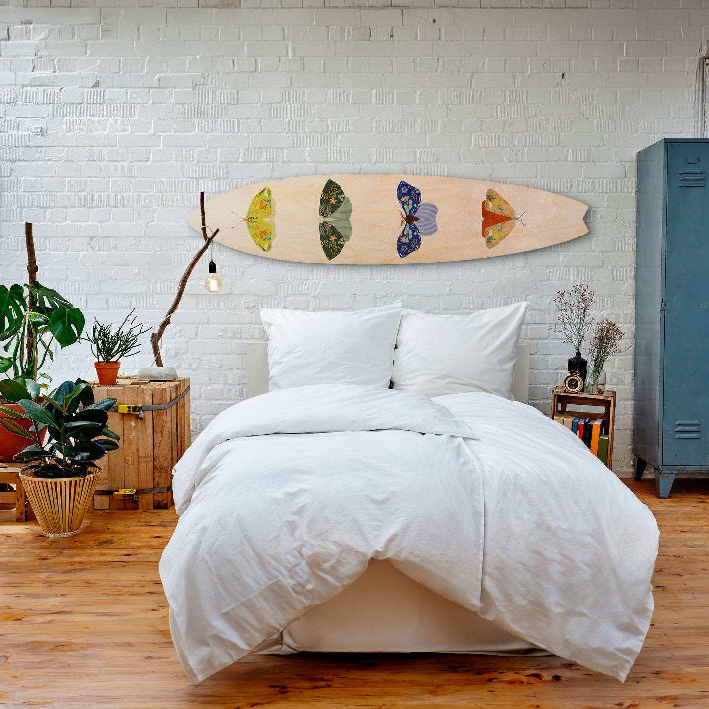 MOTH INTO THE LIGHT Surfboard Decorative Panel