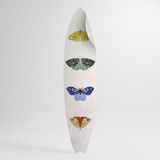 MOTH INTO THE LIGHT Peel and Stick Surfboard Sticker