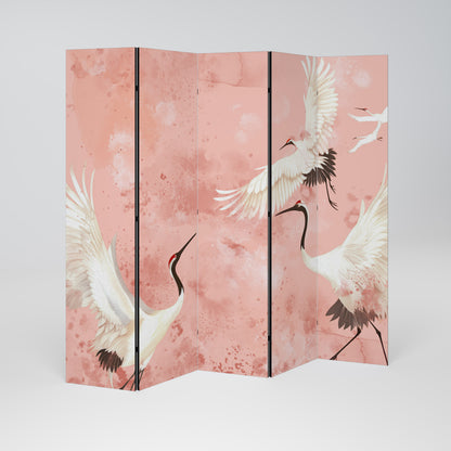 CRANE DANCE 5-Panel Room Divider
