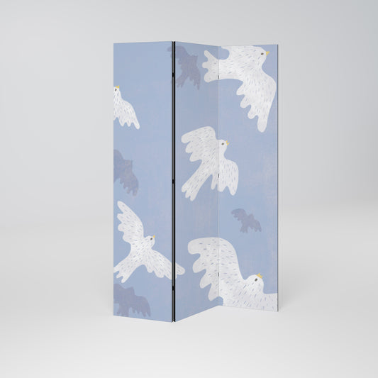 SLOWLY FLOAT 3-Panel Room Divider