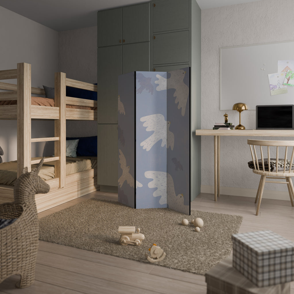 SLOWLY FLOAT 3-Panel Room Divider