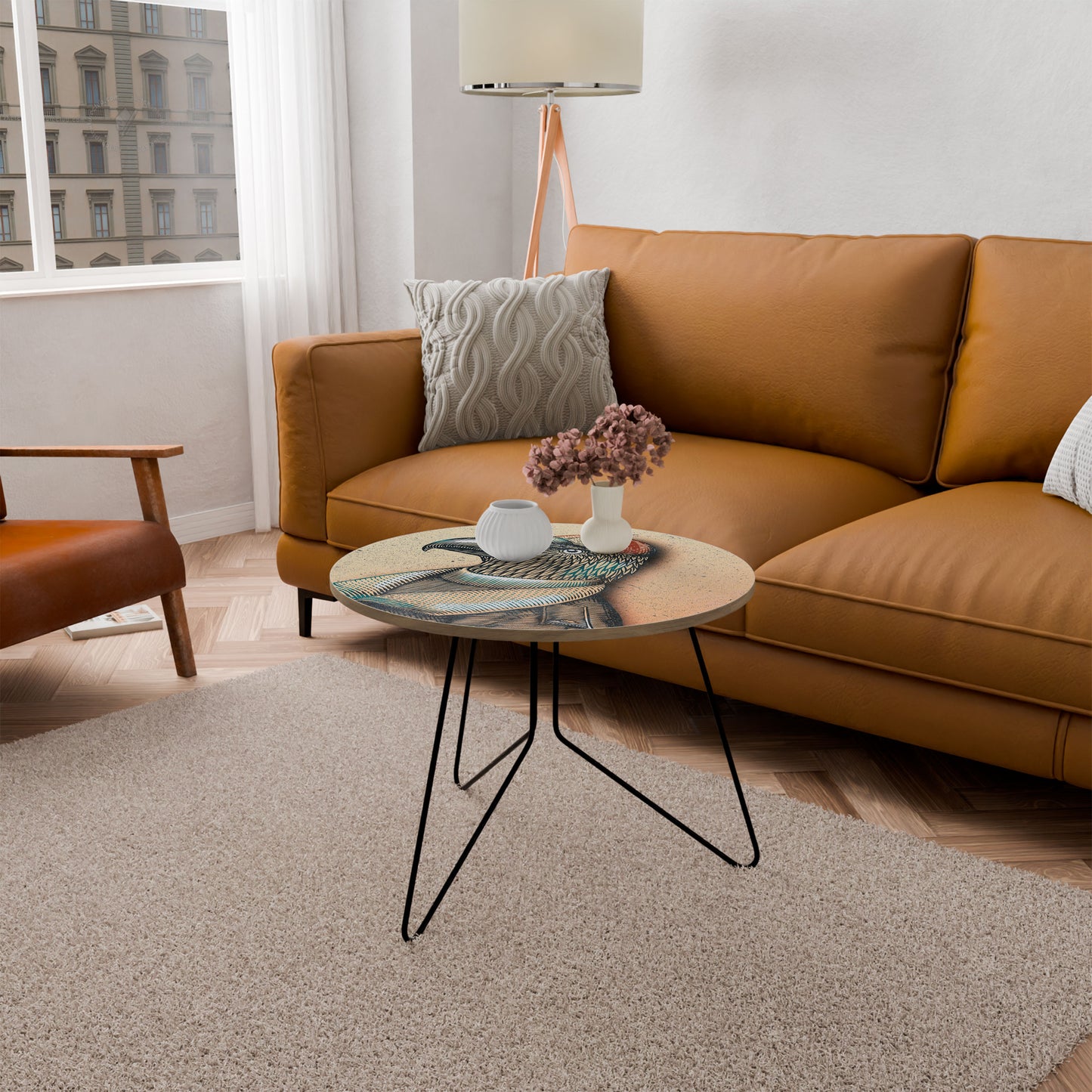 FEATHERED FASHIONISTA Coffee Table