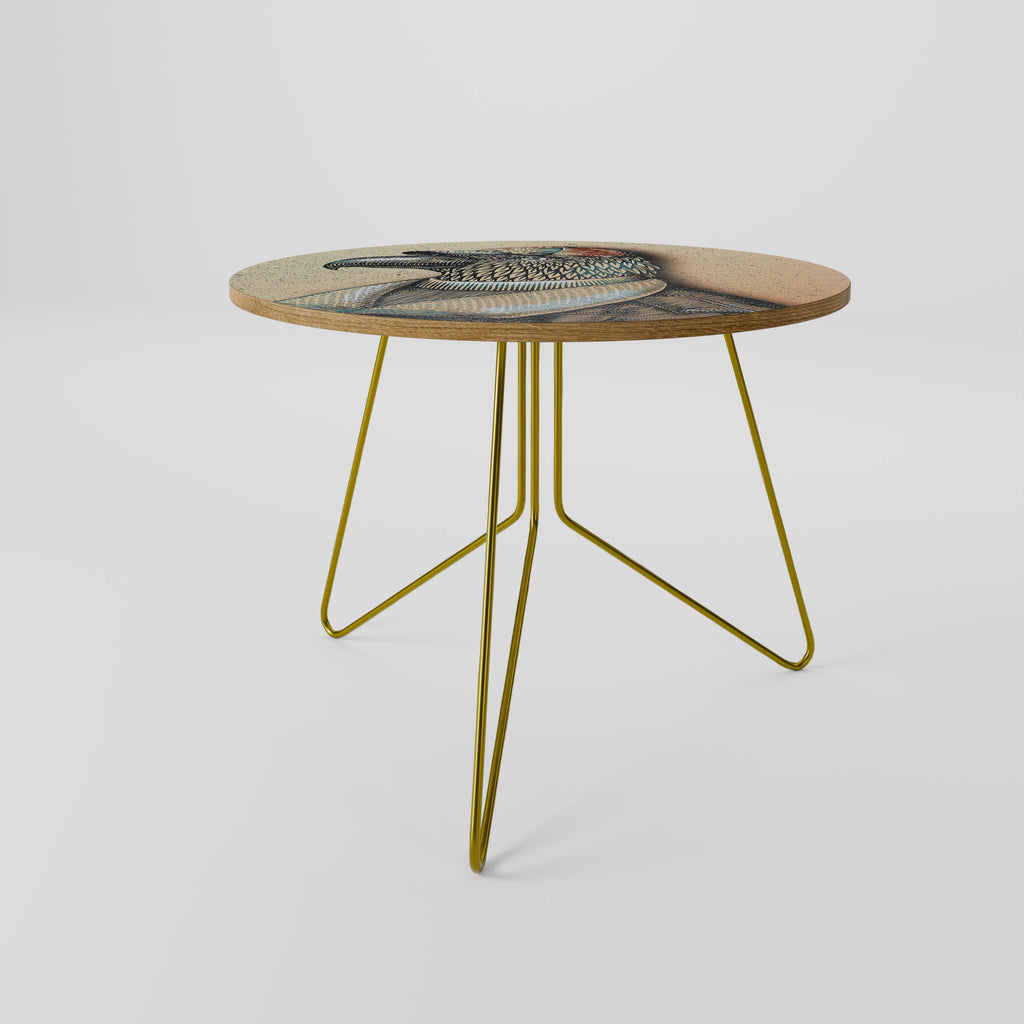 Table basse FASHIONISTA à plumes 69
