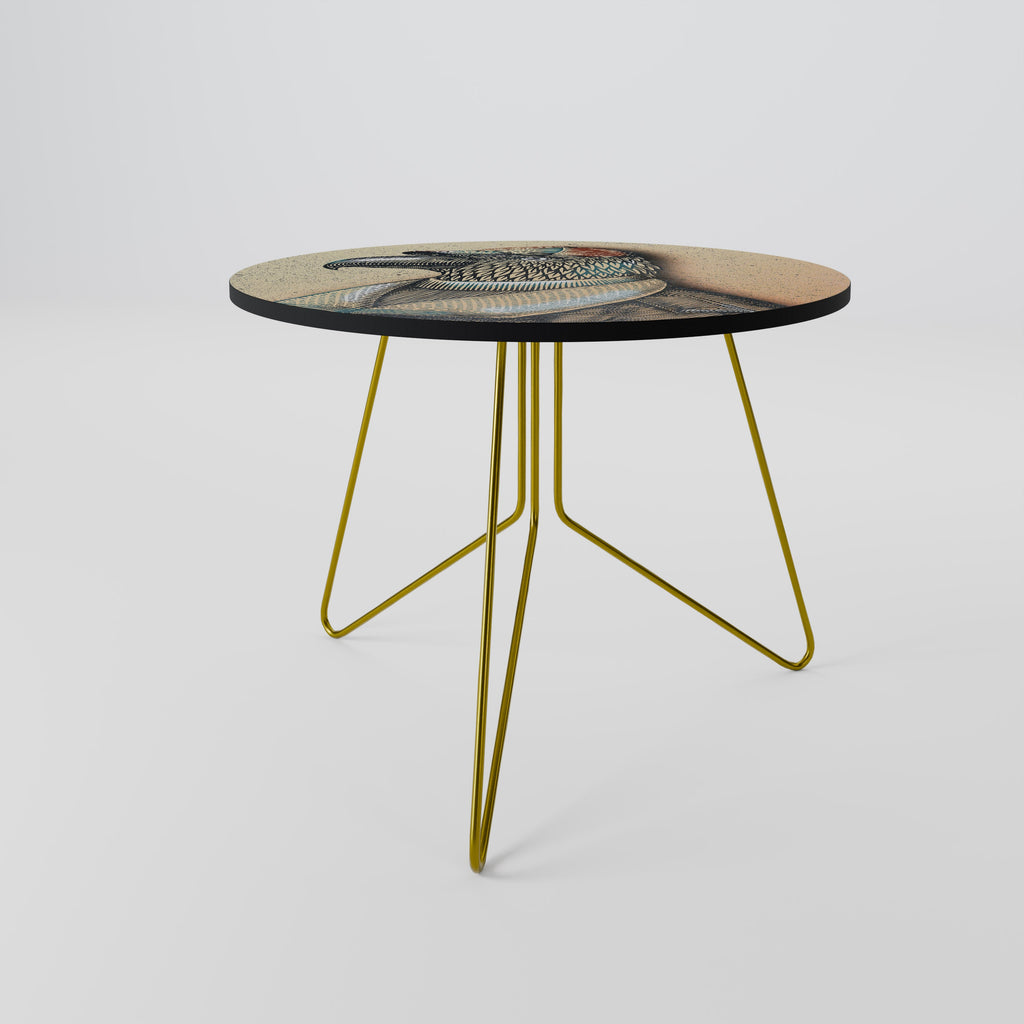Table basse FASHIONISTA à plumes 69