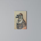 FEATHERED FASHIONISTA Vertical Canvas Print