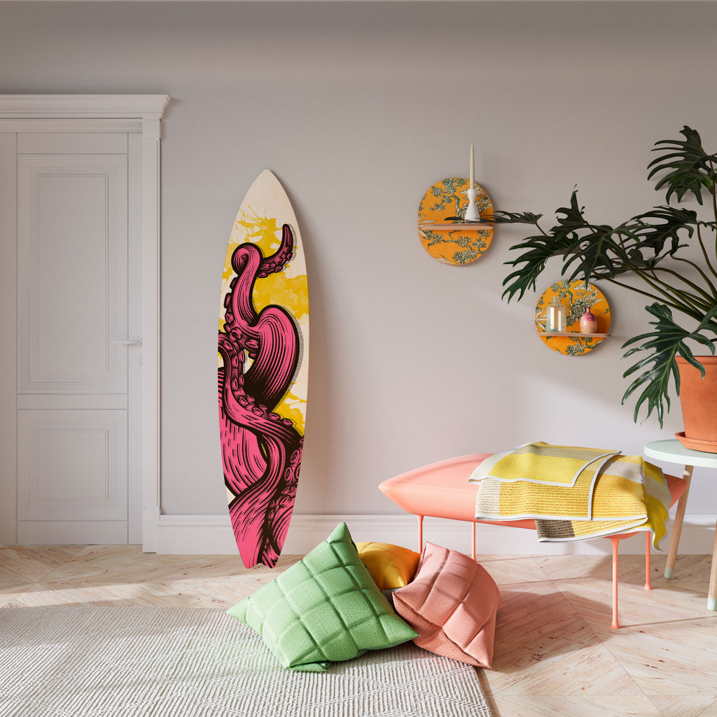 TENTACKLES DANCE Surfboard Decorative Panel