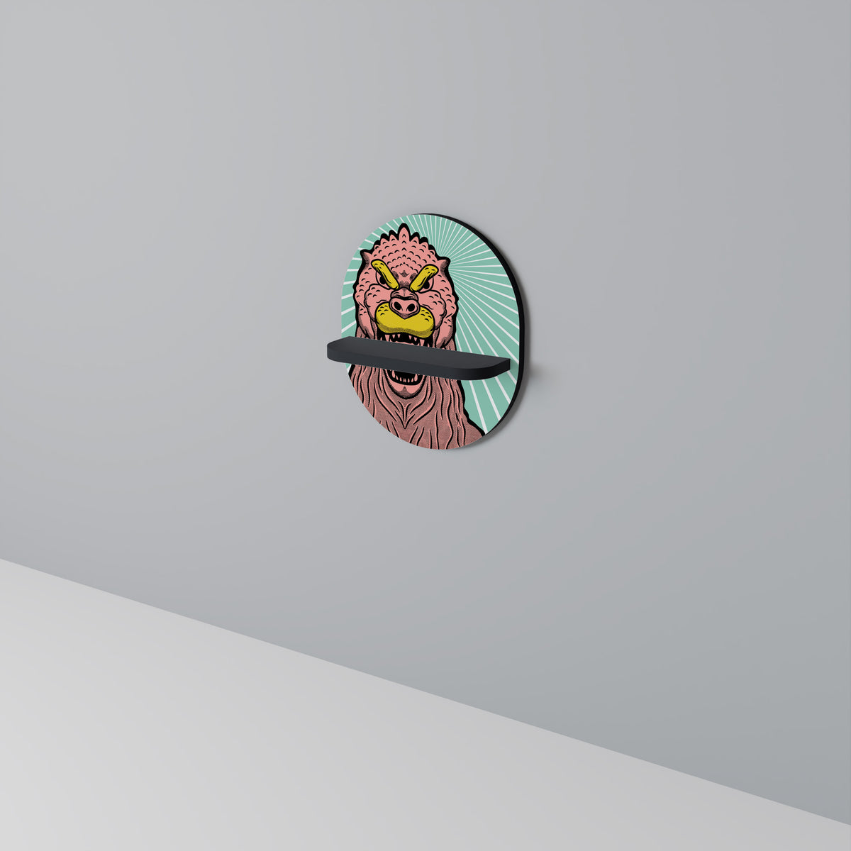 GODZILLA WELCOME Art Shelf