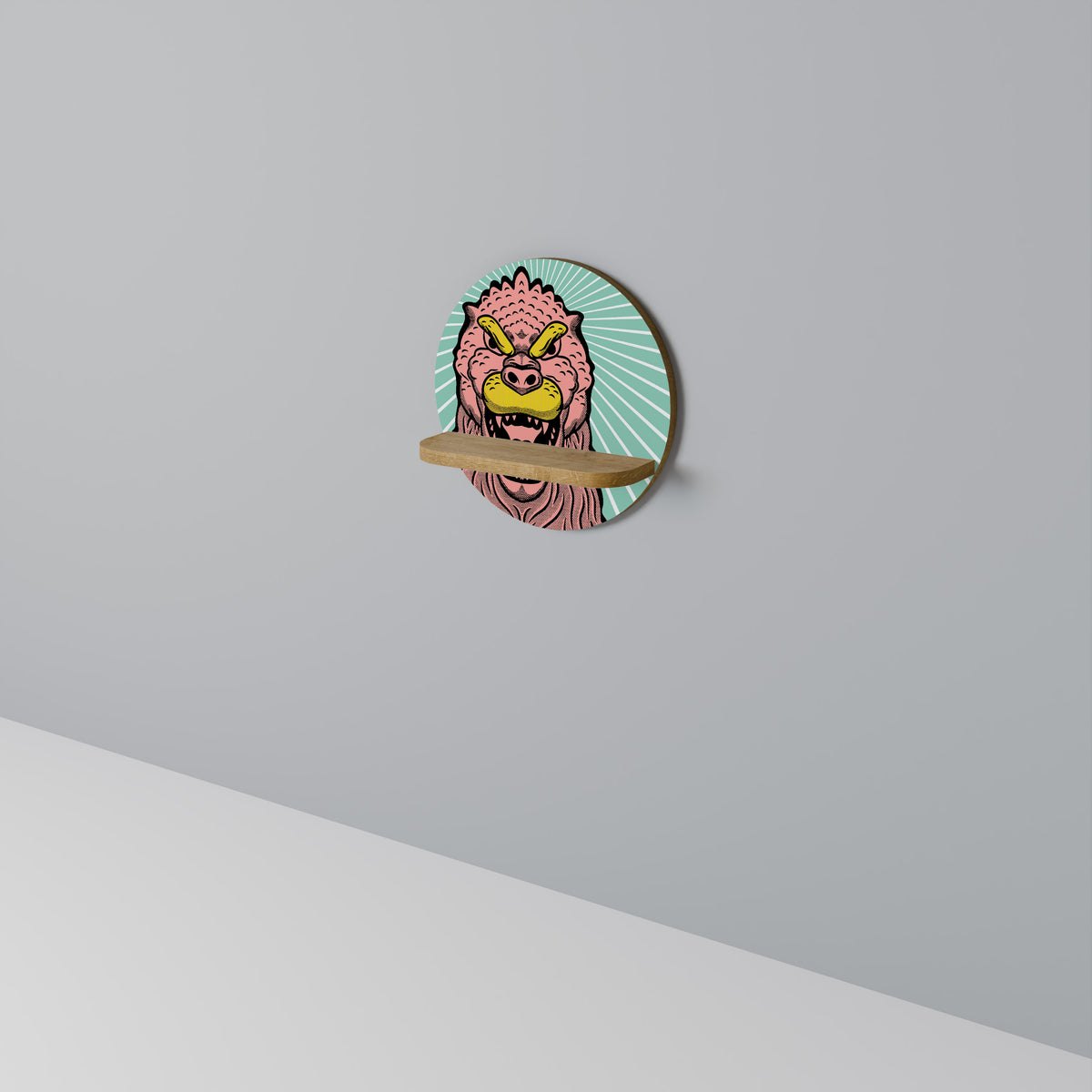 GODZILLA WELCOME Art Shelf