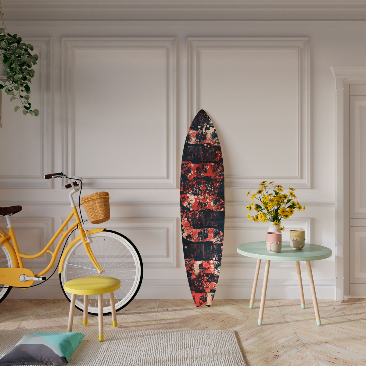 SPLASHED SONATA Surfboard Decorative Panel