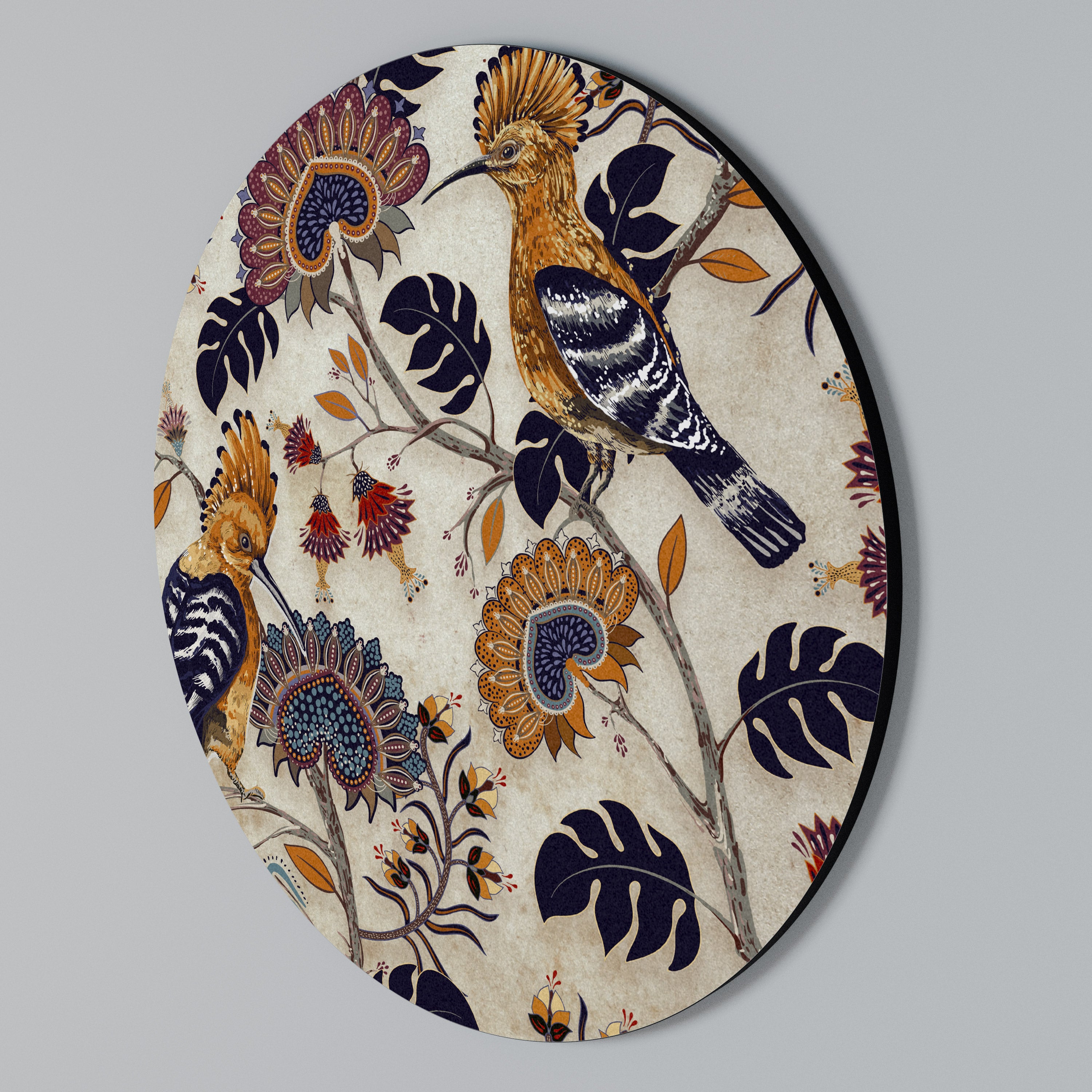 EMINENT HOOPOE Round Wall Art