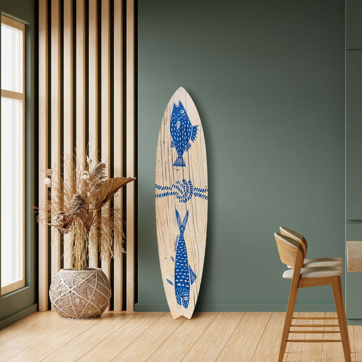 MARINE CREATURES Surfboard Decorative Panel
