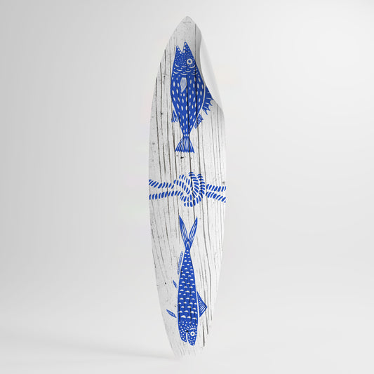 MARINE CREATURES Peel and Stick Surfboard Sticker