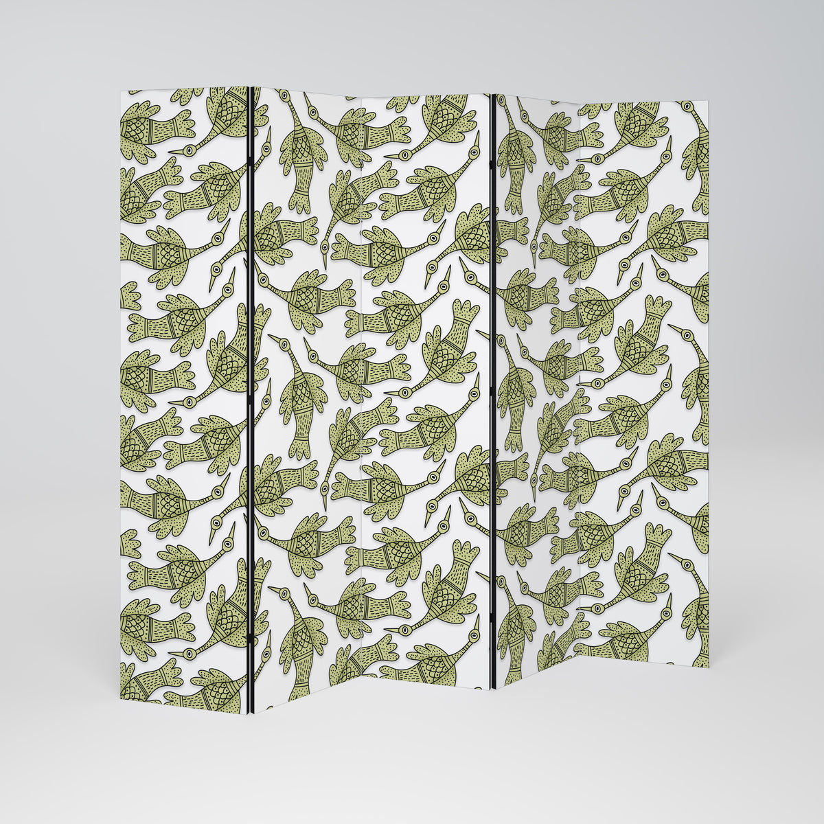 SEEDLING SONGBIRD 5-Panel Room Divider