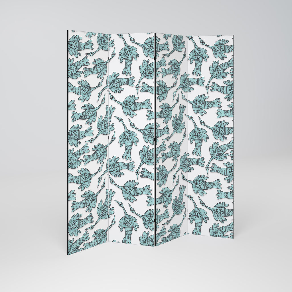 WATERSPOUT SONGIBIRD 4-Panel Room Divider
