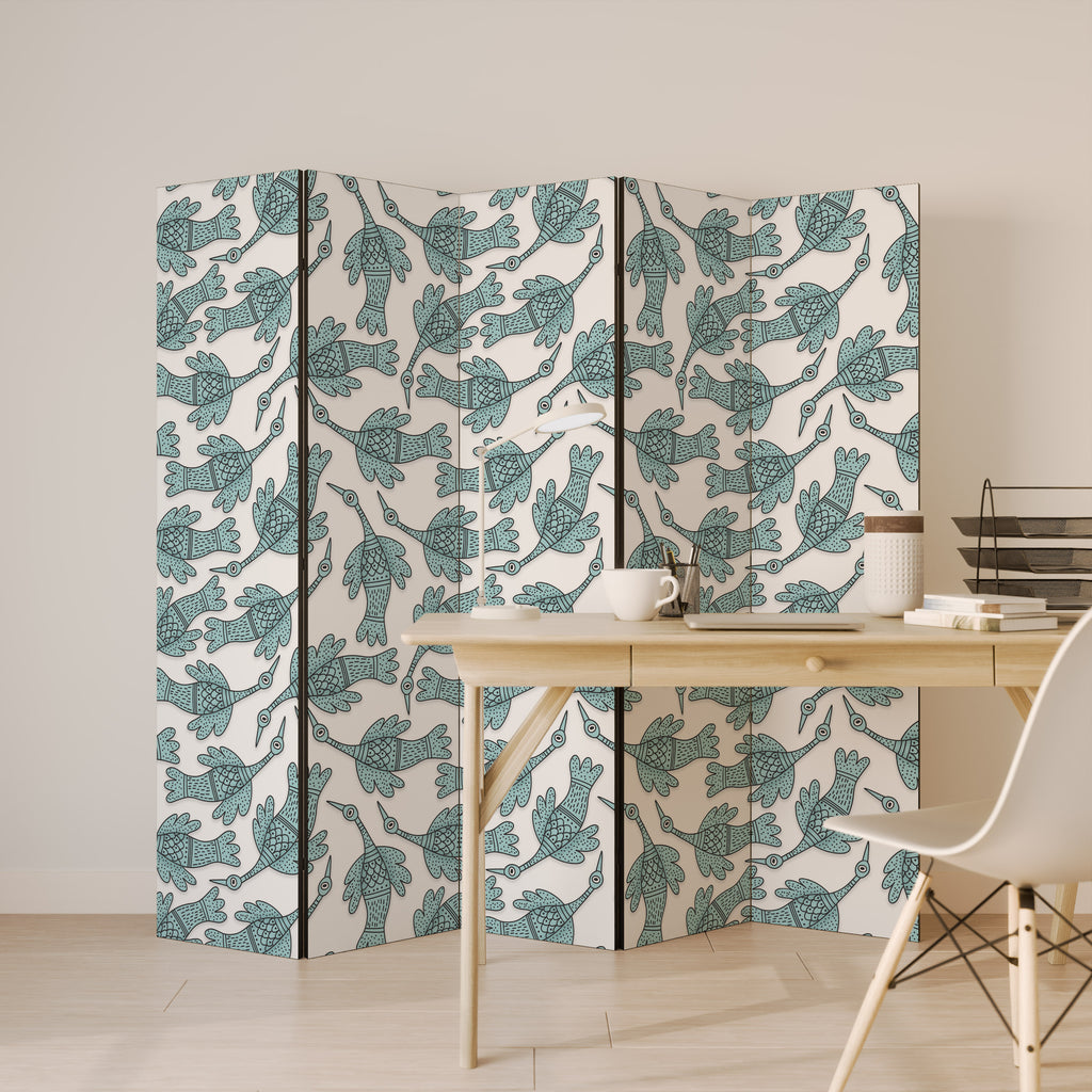 WATERSPOUT SONGIBIRD 5-Panel Room Divider