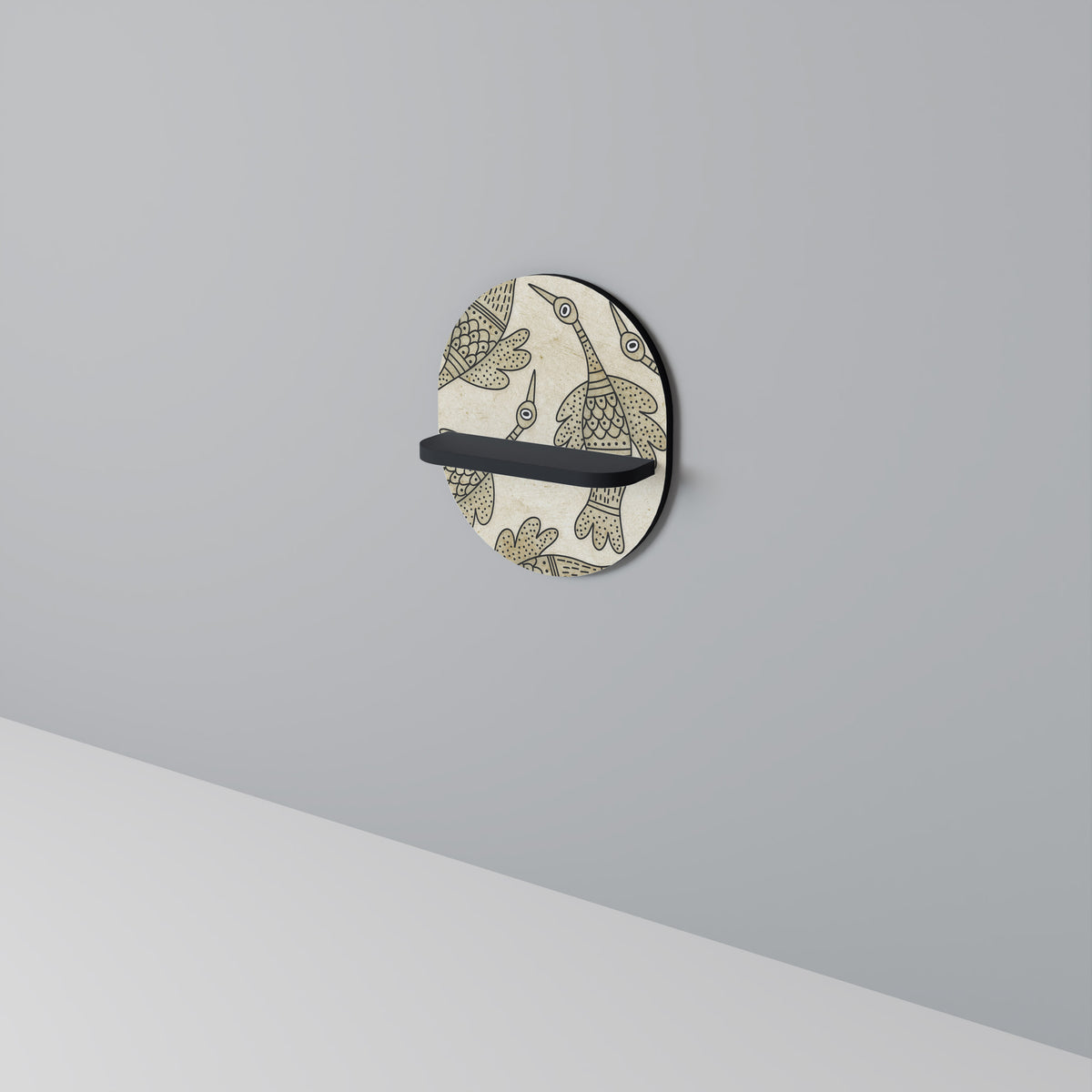 ALMONDINE SONGBIRD Art Shelf