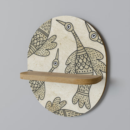 ALMONDINE SONGBIRD Art Shelf