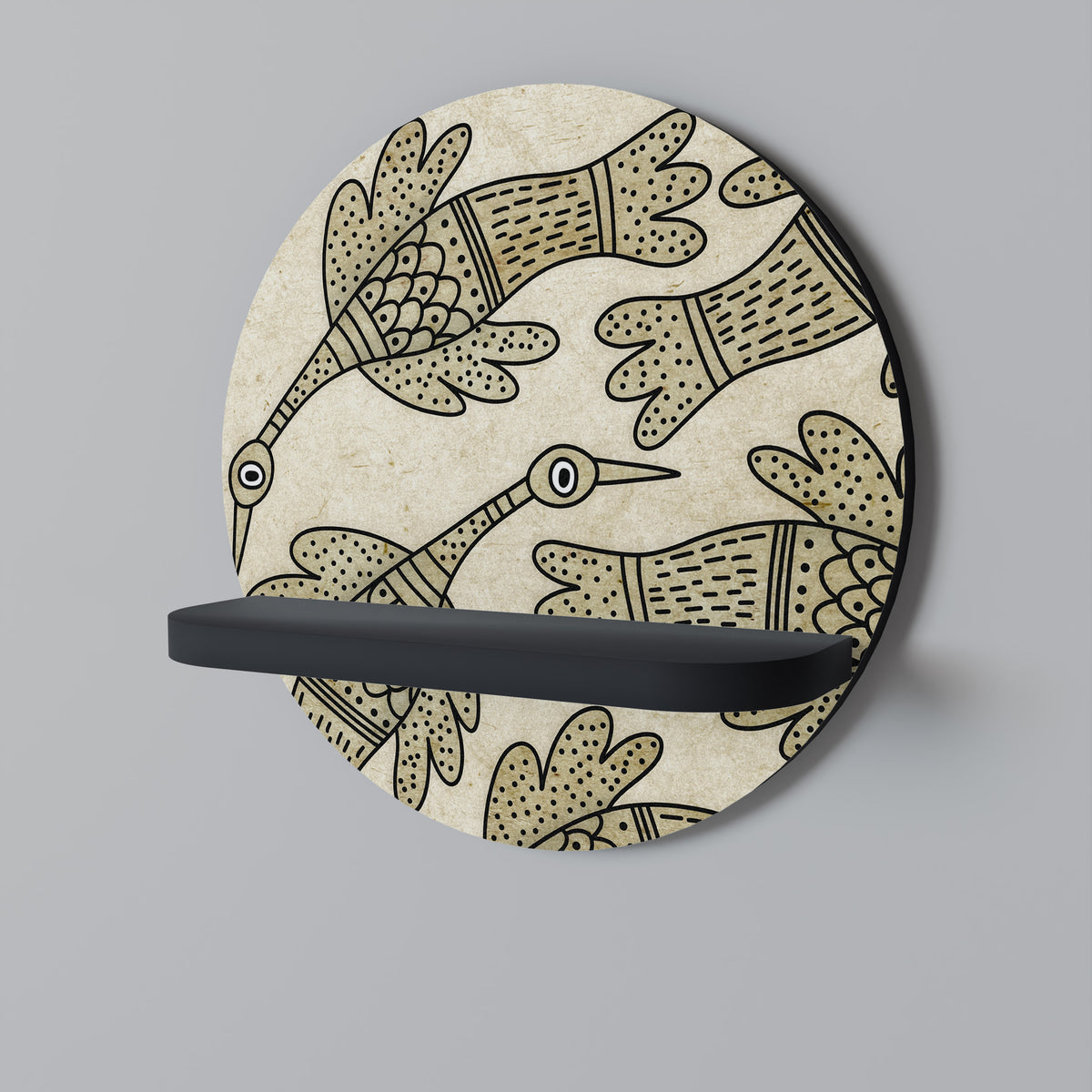 ALMONDINE SONGBIRD Art Shelf