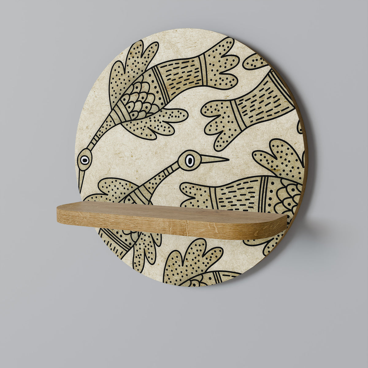 ALMONDINE SONGBIRD Art Shelf