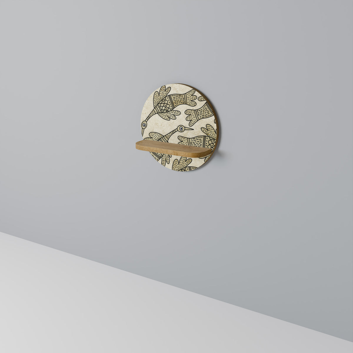 ALMONDINE SONGBIRD Art Shelf