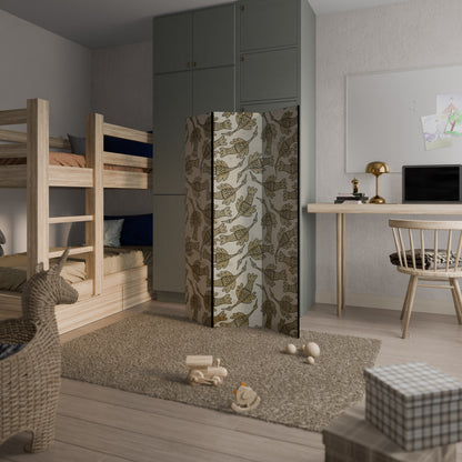 ALMONDINE SONGBIRD 3-Panel Room Divider