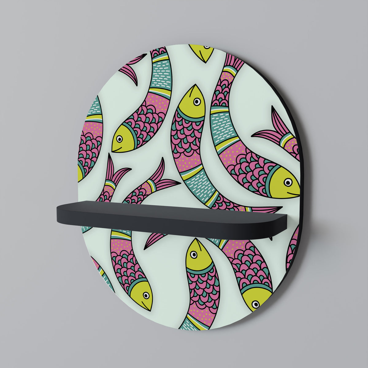 INDIAN FISH Art Shelf