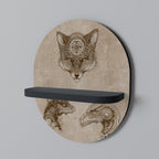 STEAMPUNK TRIO Art Shelf