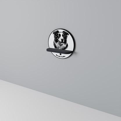BORDER COLLIE Art Shelf