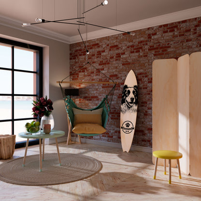 BORDER COLLIE Surfboard Decorative Panel