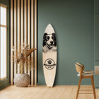 BORDER COLLIE Surfboard Decorative Panel