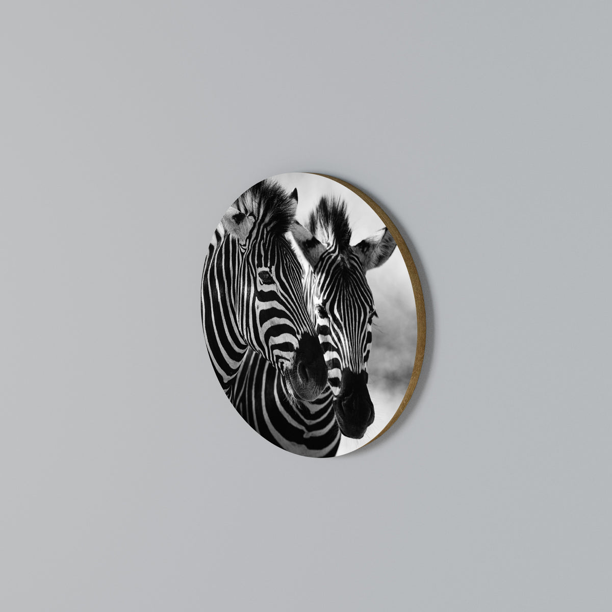 STRIPED SYMPHONY Round Wall Art