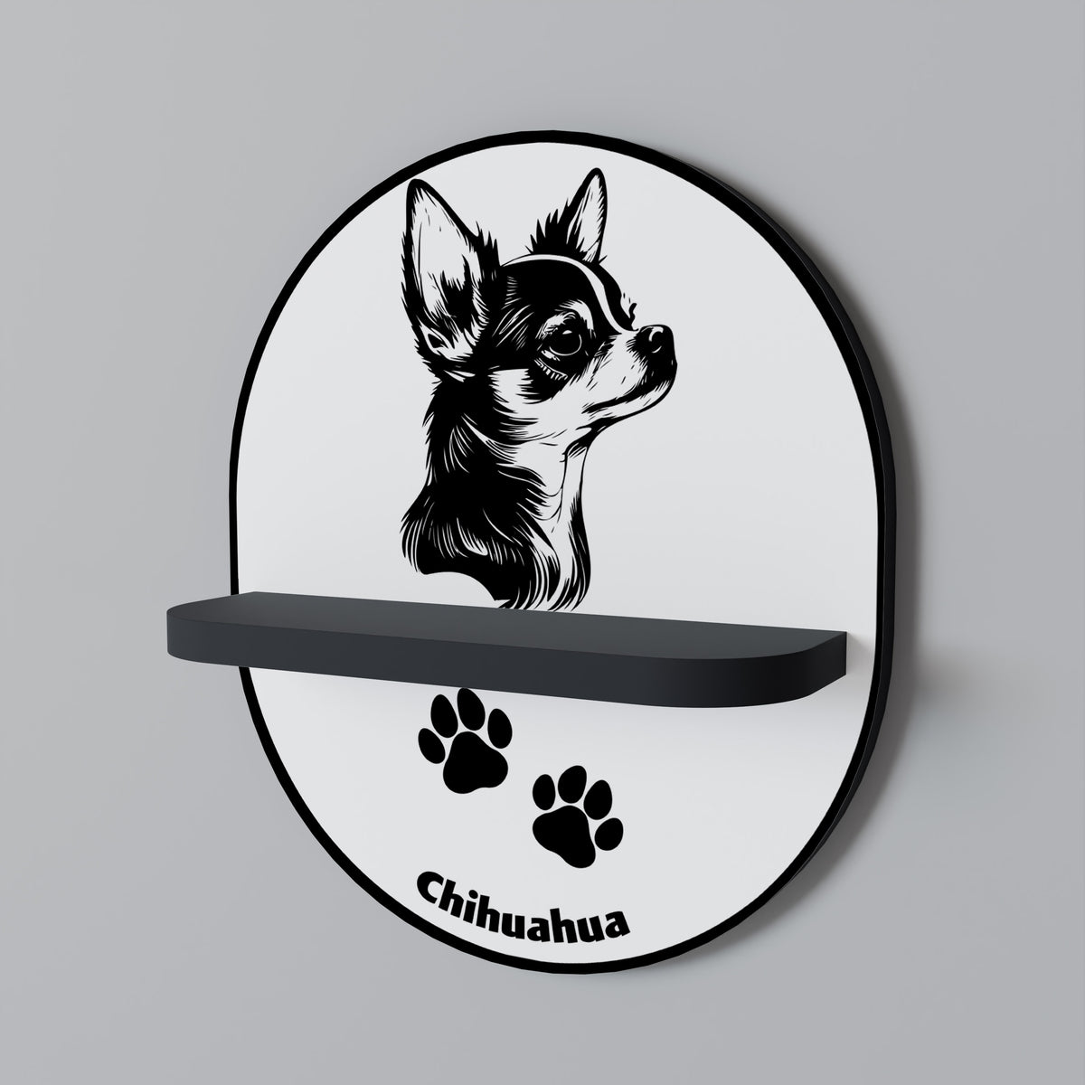 CHIHUAHUA DOG Art Shelf