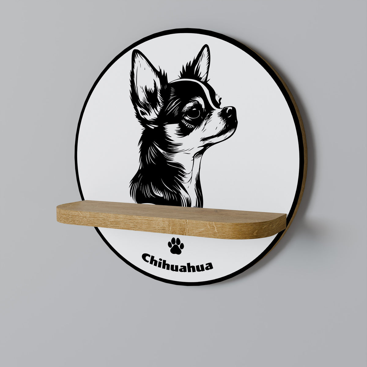 CHIHUAHUA DOG Art Shelf