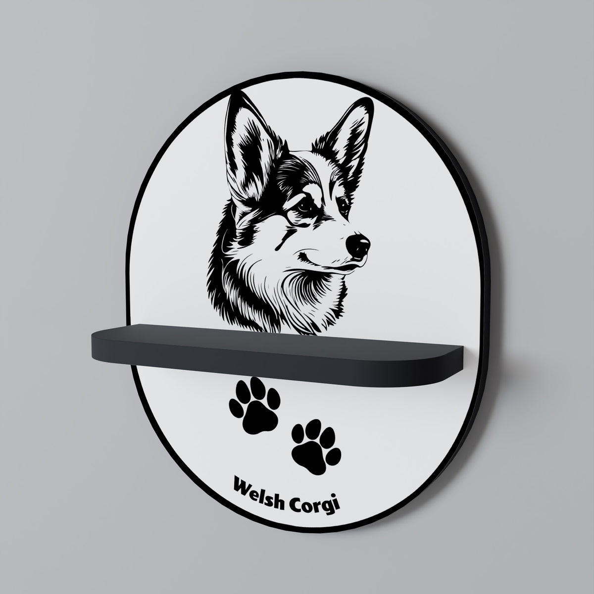 WELSH CORGI PEMBROKE Art Shelf