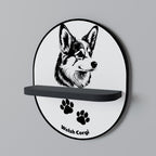 WELSH CORGI PEMBROKE Art Shelf