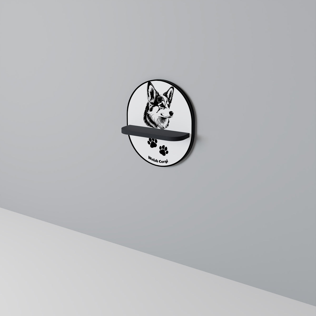 WELSH CORGI PEMBROKE Art Shelf